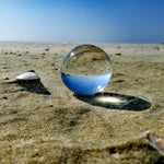 Be inventive with this Clear Crystal ball / Glass Globe Photography Ball