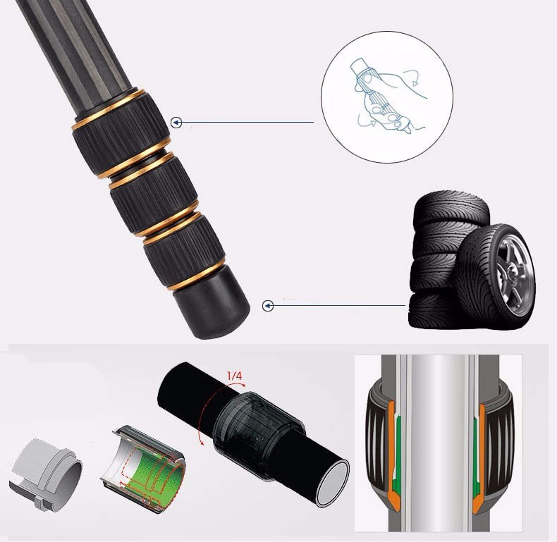 Professional Travel Tripod from Carbon Fiber with ballhead you can turn into monopod for D/SLR Cameras